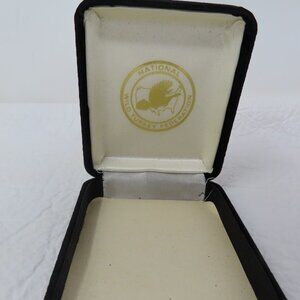 Black Clam Shell Velvet Jewelry Case National Wild turkey Federation
